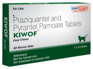 Kiwof Praziquantel Pyrantel Pamoate Tablets