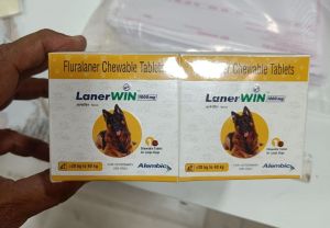 Lanerwin 1000mg Fluralaner Chewable Tablets