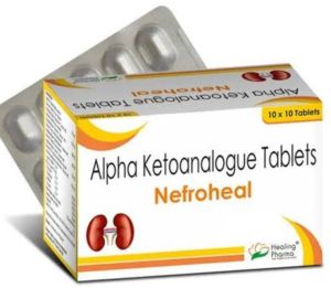 Nefroheal 200mg  Alpha Ketoanalogue Tablets