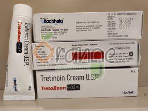 50gm Tretoboon Tretinoin Cream, Packaging Type : Tube