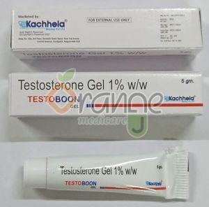 5gm Testoboon Testosterone Gel, Packaging Type : Tube