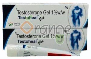 5gm Testoheal Testosterone Gel, Packaging Type : Tube