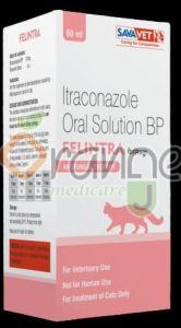 60ml Felintra Itraconazole Oral Solution, Form : Liquid