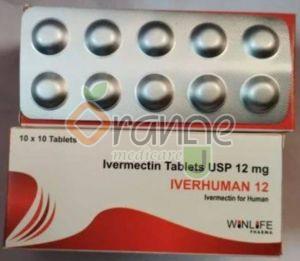 Iverhuman 12mg Tablets, Packaging Type : Strips