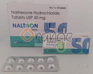 Naltison 50mg Hydrochloride Tablets, Packaging Type : Strips