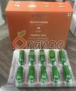 Vesea 200mg Glutathione Capsules, Packaging Type : Strips