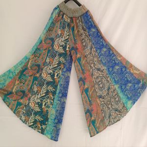 Printed Ladies 12 Kali Silk Pajama, Color : Multicolor