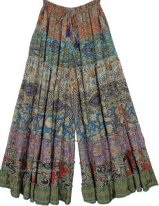 Ladies 8 Panel Silk Pajama