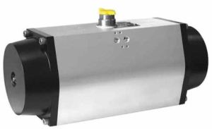 Aluminum Rotary Motion Pneumatic Actuator, Color : Silver