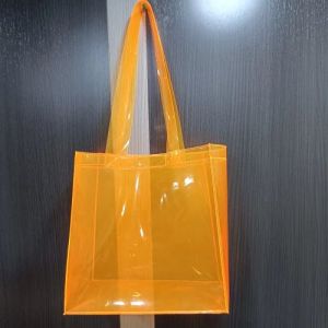 Plain PVC Handle Bags, Shape : Rectangular