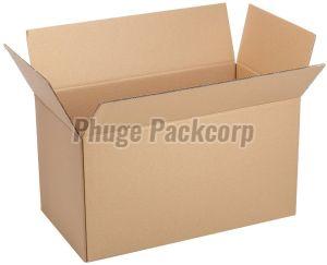 Plain Paper 5 Ply Brown Corrugated Packaging Box