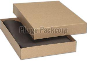 Plain Paper Garment Corrugated Packaging Box, Color : Brown