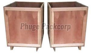 Polished Plywood Packaging Box, Color : Brown Standard