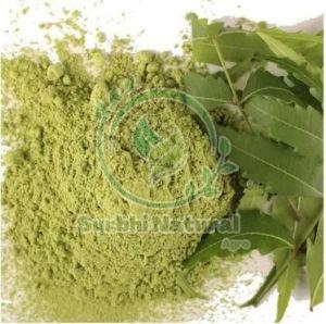 Blended Natural Neem Powder, Color : Green, Purity : 95%