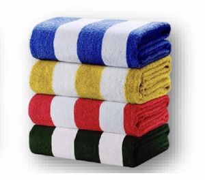 100% Ring Spun Yarn Pool Towel, Color : Multiple Color for Spa