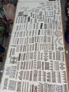 Cotton Block Printed Clothes, Color : White, Packaging Type : Packet