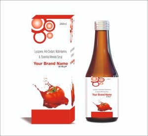 Lycopene Antioxidant Multivitamins and Essential Minerals Syrup