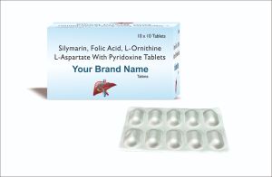 silymarin l ornithine l aspartate lecithin folic acid tricholine citrate suspension