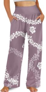 Cotton Polyester Ladies Printed Palazzo Pants, Color : Multicolor
