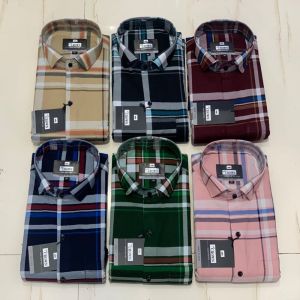 Cotton Fancy Mens Checked Shirts, Sleeve Type : Full Sleeve