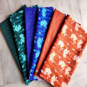 Printed Cotton Fabric, Color : Multicolor, Technics : Machine Made