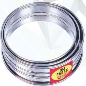 Stainless Steel Hot Pot Ring Stand, Color : Silver