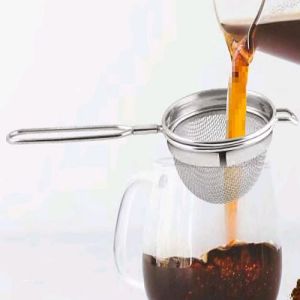 Stainless Steel Tea Strainer, Color : Silver
