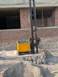 Semi Automatic 1 Ton Builder Tower Hoist, Power Source : Electric