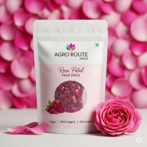 Rose Petal Face Pack, Color : Pink
