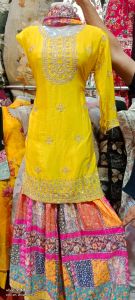 Silk Kurti Sharara Set, Packaging Type : Plastic Bag
