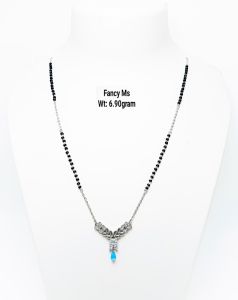 Fancy MS Teardrop Pendant Bead Necklace