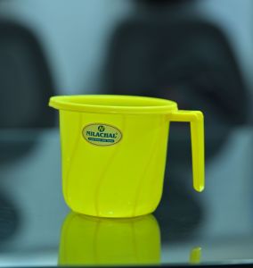 1 Liter Yellow Plastic Mug