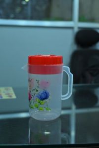 2.5 Liter Flower Printed Round Water Jug