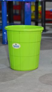 30 Liter Green Round Dustbin