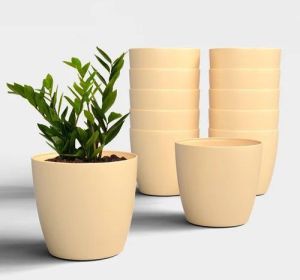 6 Inch Premium Round Plastic Flower POT
