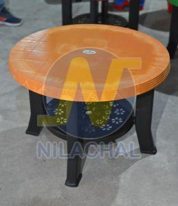 Modern Plastic Round Coffee Table, Brand Name : Nilachal Small