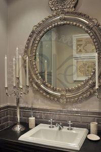 Ornate Mirror Candelabra Vanity Set