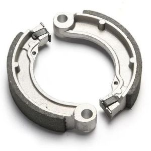 Stainless Steel Motorcycle Brake Shoe, Color : Silver