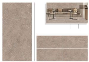 Muted Brown Glossy Marble Tiles