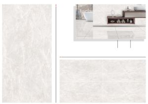 Pale Grey Glossy Marble Tiles