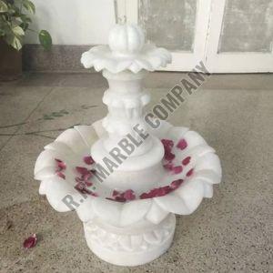 Polished Antique Marble Fountain, Power Source : Electric