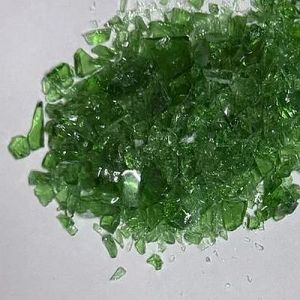 2-4 Mm Green Cullet Glass Scrap