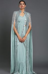 Embroidered Ladies Georgette Saree