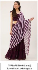 Ladies Georgette Silk Saree