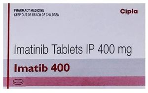 Imatinib 400 Mg Tablets IP, Packaging Size : 10x10