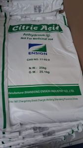 Anhydrous Citric Acid, Form : Powder, Packaging Type : 25 Kg Bag