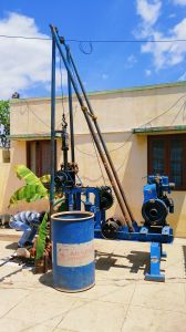 Automatic Hydraulic Drilling Rigs, Color : Blue