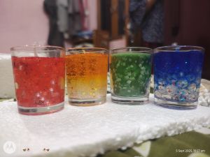 Glass Candle Glass Candle