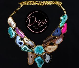 Exclusive Druzy Statement Piece Necklace