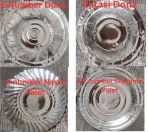 Disposable Paper Plates, Color : Silver Multisizes